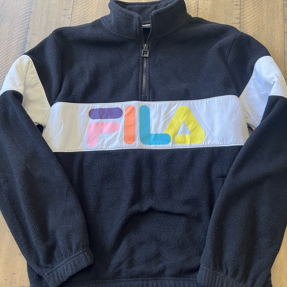 Fila ladies fleece quarter zip pullover